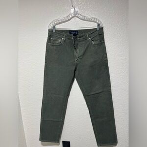 Abercrombie Men’s Vintage Stretch 90s straight Green Jeans